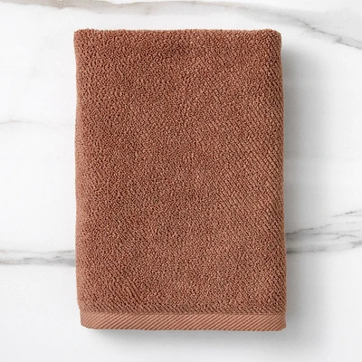 Diagonal Ribbed Towels | West Elm