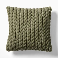 Braided Jersey Pillow Cover | West Elm