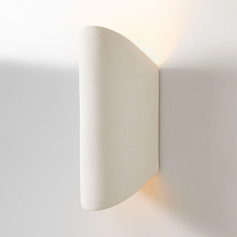 Flynn Ceramic Sconce (14") | West Elm