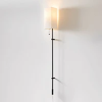 Linear Torch Plug-In Sconce (23"–47") | West Elm