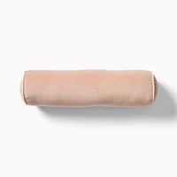 Classic Cotton Velvet Bolster Pillow | West Elm