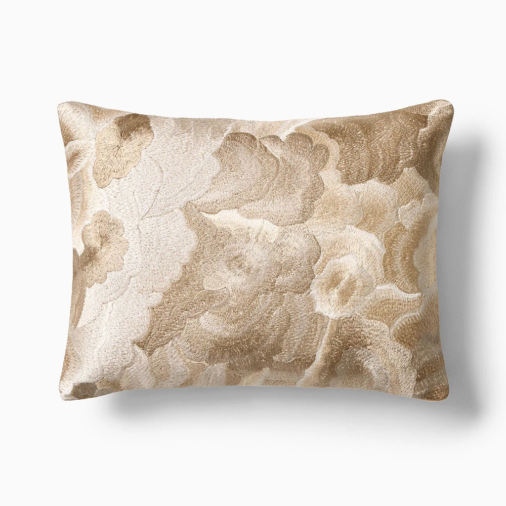 Embroidered Garden Pillow Cover | West Elm