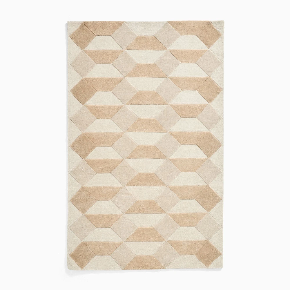 Faceted Tile Rug | West Elm