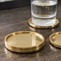 Archer Stainless Steel Coasters (Set of 4) | West Elm