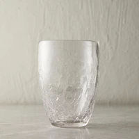 Crackled Glassware, DOF, Set of 4