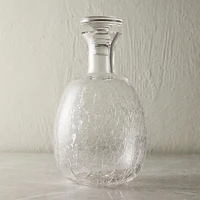 Crackled Glass Decanter | West Elm