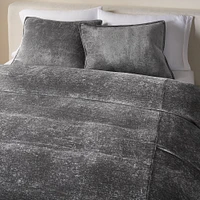 Striated Chenille Duvet Cover & Shams | West Elm