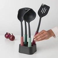 Brabantia Kitchen Utensils With Stand, Set of 4