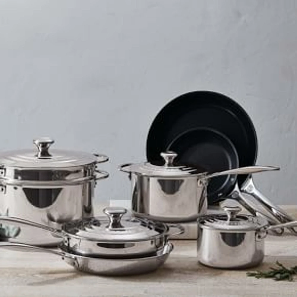 Le Creuset 12 Piece Stainless Steel Cookware Set