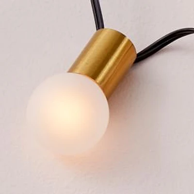 Simple String Lights, Replacement Bulbs, Frosted Glass, Set of 4