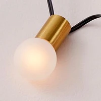 Simple String Lights, Replacement Bulbs, Frosted Glass, Set of 4