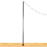 String Light Pole Stands w/ Mounting Plate