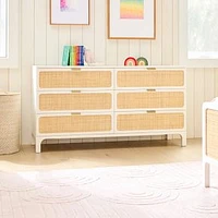 Ida Dresser  Wide Dresser White/Natural