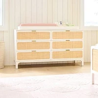 Ida Dresser  Wide Changing Table Pack White/Natural