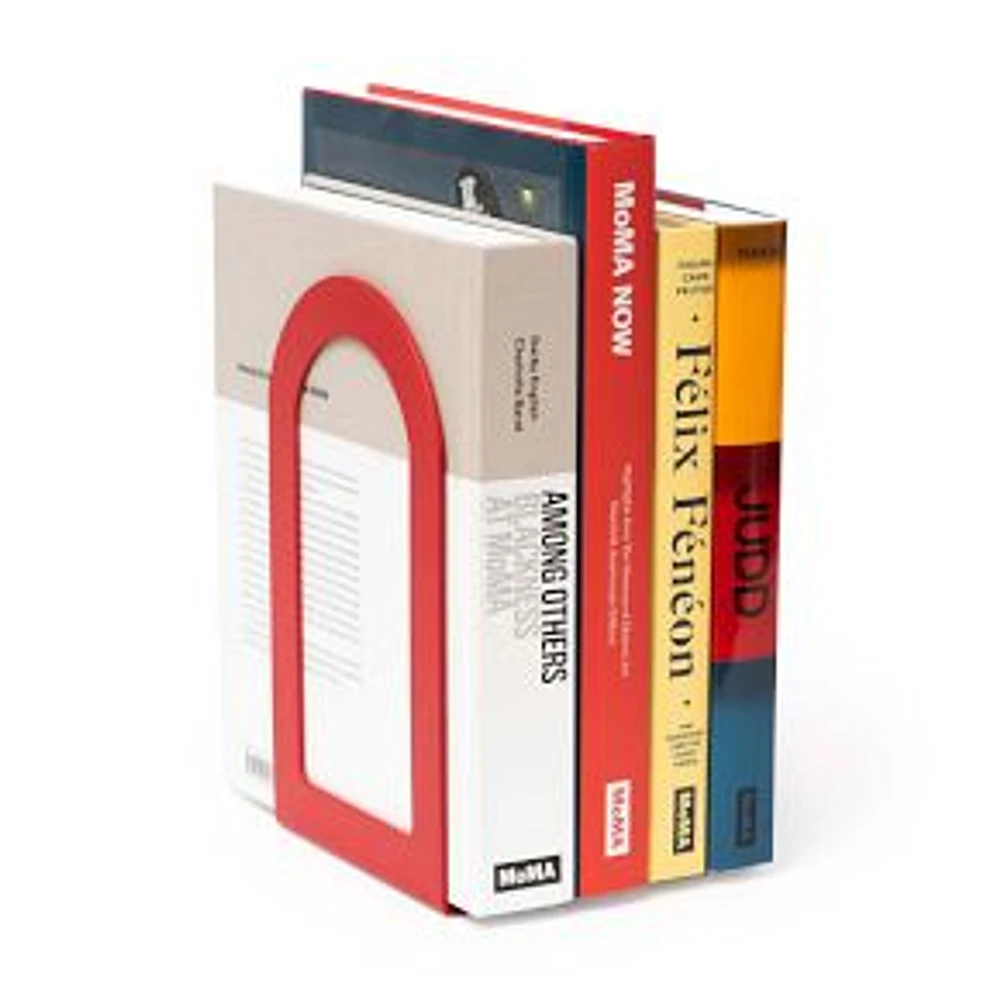 MoMA Finestra Steel Bookends, Set of 4