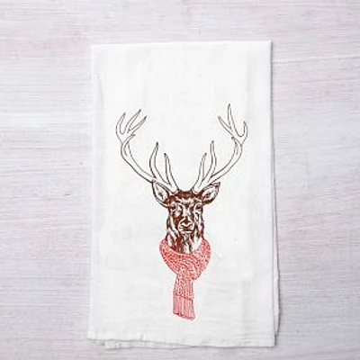 Holiday Deer Towel Set Of 2