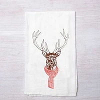 Holiday Deer Towel Set Of 2