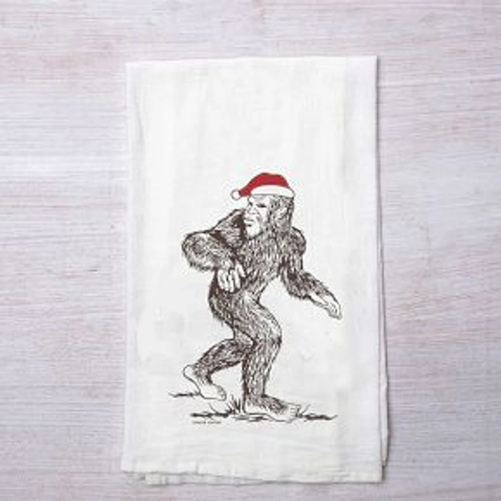 Santa Sasquatch Towel Set Of 2