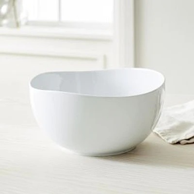 Organic Shaped Tall Bowl, White