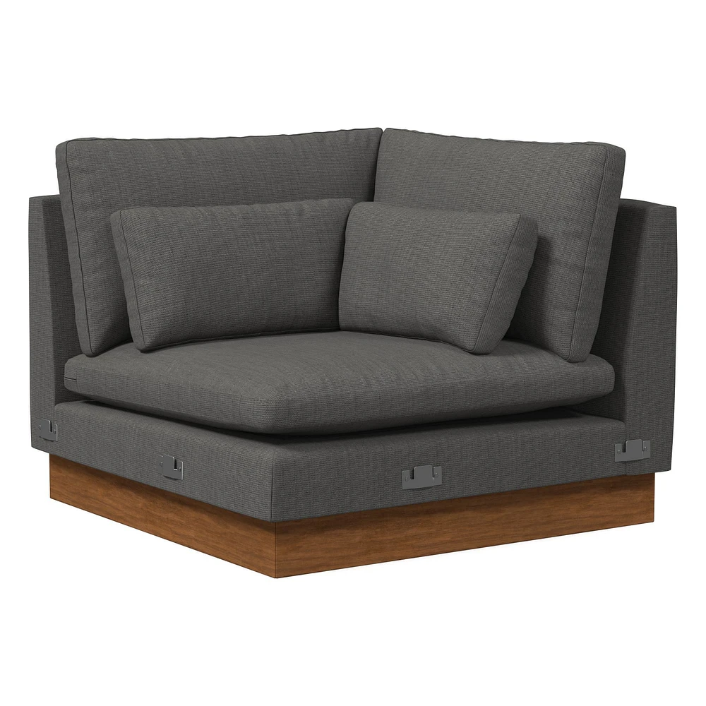 Open Box: Harmony Right Arm Sofa, Twill, Gravel