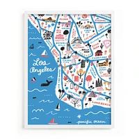 I Love Los Angeles Framed Wall Art by Minted for West Elm Kids |