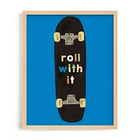 Roll With It Framed Wall Art by Minted for West Elm Kids |