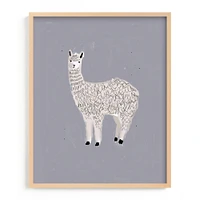 Sunshine Alpaca Framed Wall Art by Minted for West Elm Kids |