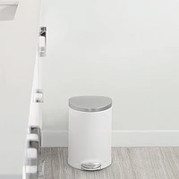 simplehuman 6L Semi-Round Step Trash Can | West Elm