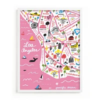 I Love Los Angeles Framed Wall Art by Minted for West Elm Kids |