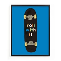 Roll With It Framed Wall Art by Minted for West Elm Kids |