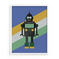 Retro Robot Framed Wall Art by Minted for West Elm Kids |