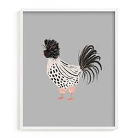 Spotted Hen Framed Wall Art by Minted for West Elm Kids |