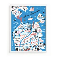 I Love San Francisco Framed Wall Art by Minted for West Elm Kids |