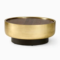 Drum Storage Coffee Table | Modern Living Room Furniture West Elm