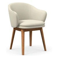 Wayne Leather Dining Arm Chair | West Elm