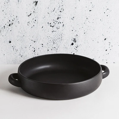 Gharyan Stoneware Large Serving Platter w/ Handles | West Elm