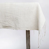 Creative Women Riviera Handwoven Cotton Table Runner & Tablecloth | West Elm