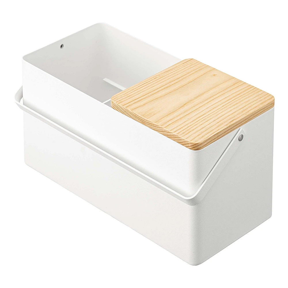Yamazaki Tower Makeup Organizer, White
