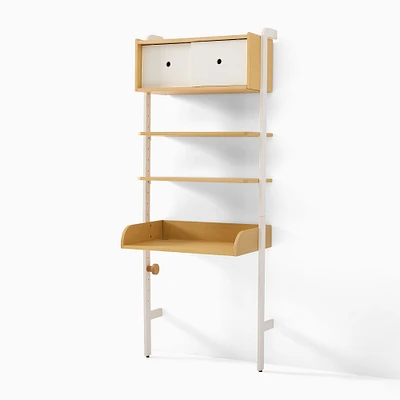 Ziggy Wall Desk with Shelves