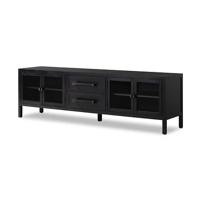 Jardine Media Console-Black Oak