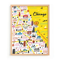 I Love Chicago Framed Wall Art by Minted for West Elm Kids |