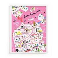 I Love San Francisco Framed Wall Art by Minted for West Elm Kids |