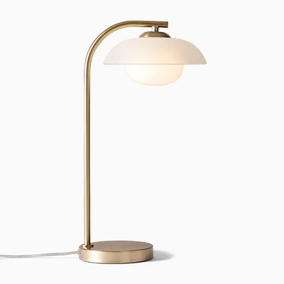 Bezel Glass Table Lamp (19") | West Elm