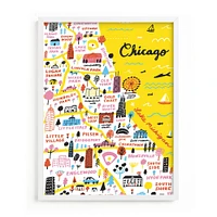 I Love Chicago Framed Wall Art by Minted for West Elm Kids |