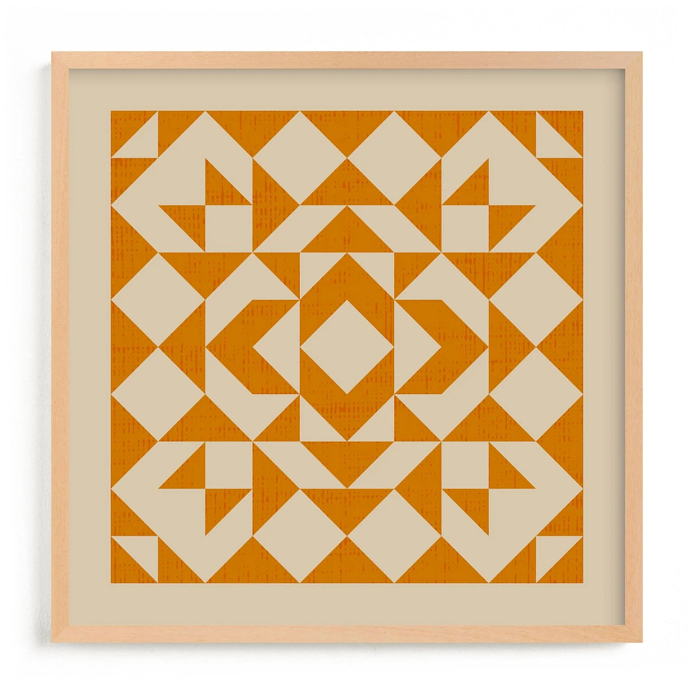 Limited Edition "Quilt" Framed Art by Minted for West Elm | West Elm