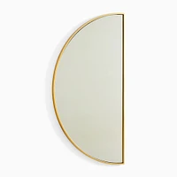 Half-Moon Metal Wall Mirror | West Elm