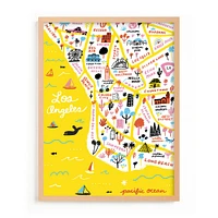 I Love Los Angeles Framed Wall Art by Minted for West Elm Kids |