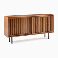 Slatted Shallow Media Console (48") | West Elm