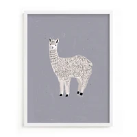 Sunshine Alpaca Framed Wall Art by Minted for West Elm Kids |