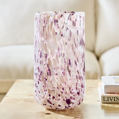 Mari Glass Hurricanes - Blush Spots | West Elm